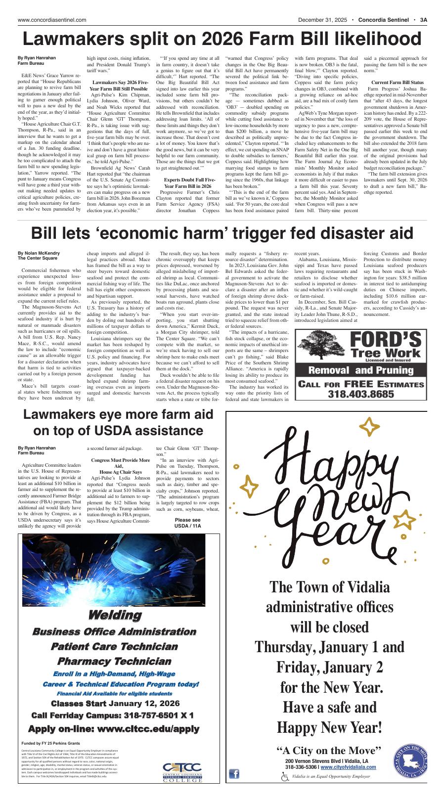 Com 3a Page 3A | Concordia Sentinel | hannapub.com