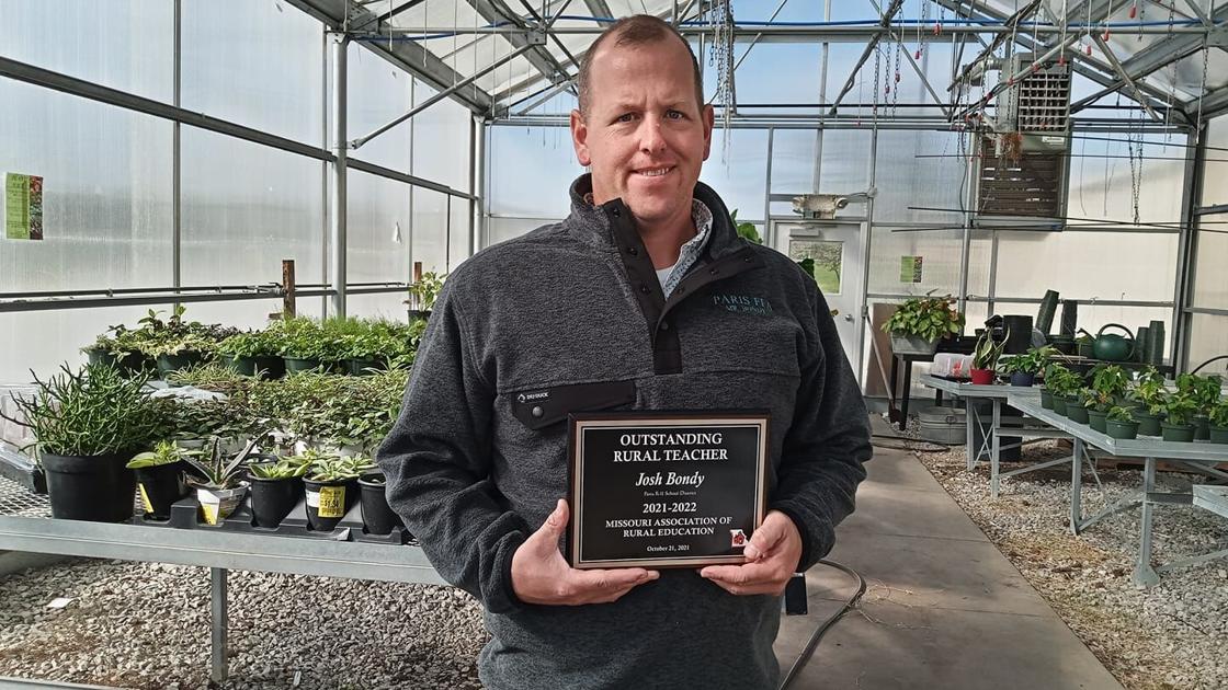Paris Ag Teacher wins Teacher of the Year Award | Paris Ag Teacher wins Teacher of the Year Award |