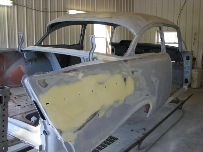 How to Replace a Quarter Panel on a 1955 Chevrolet Bel Air - The Full  Quarter