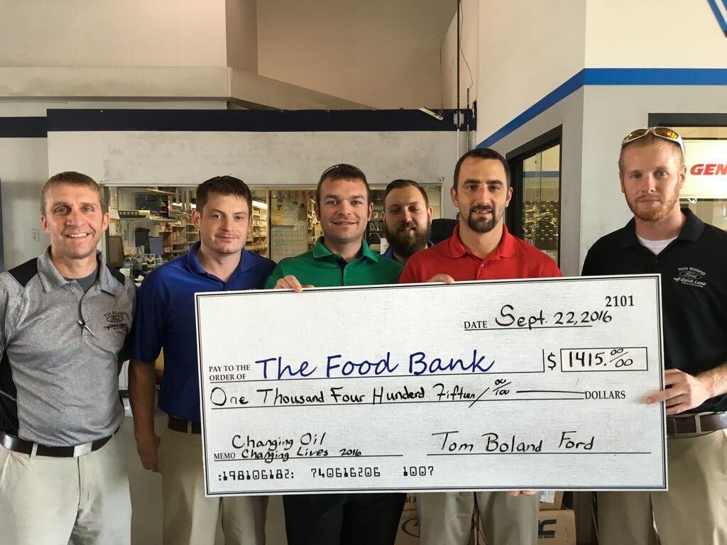 Tom Boland Ford raises funds for Food Bank | Article 