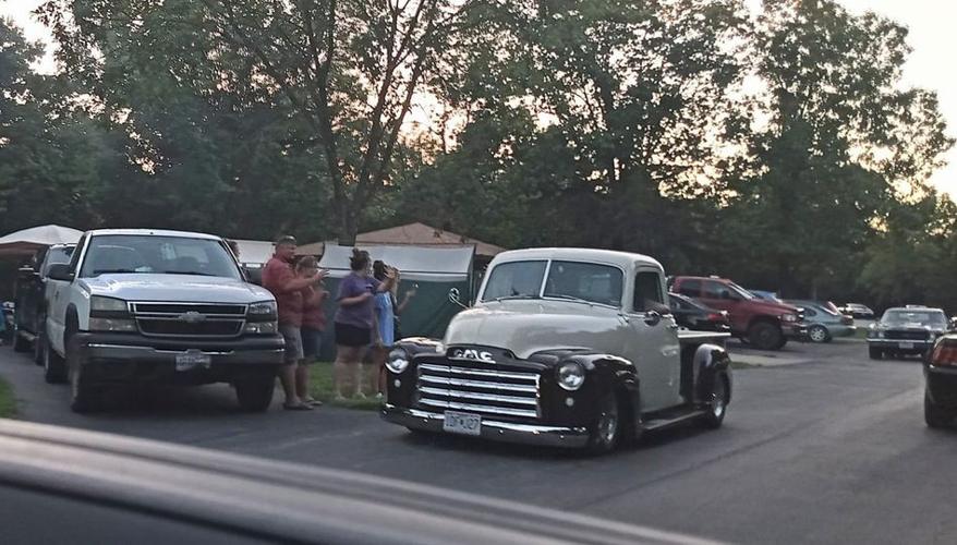 Perry Car Show a campground parade