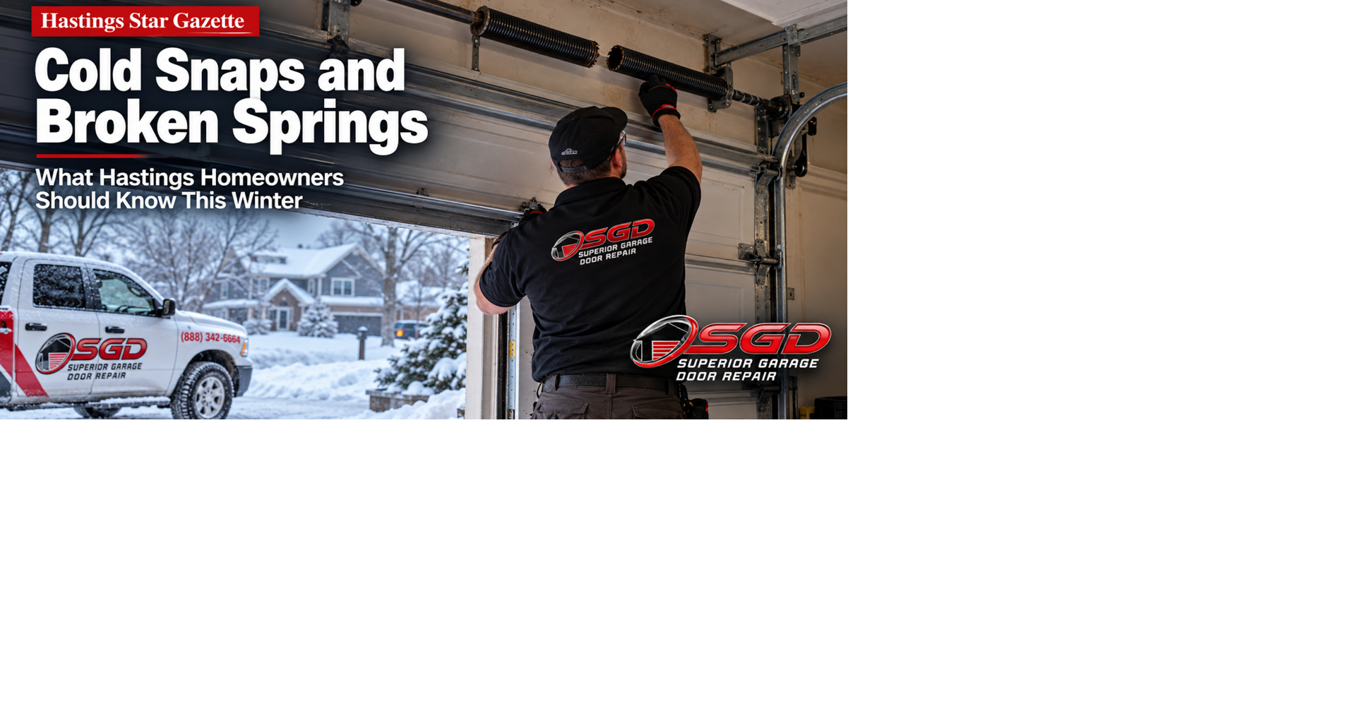 Business Spotlight: Cold snaps and broken springs — What Hastings homeowners should know this winter
