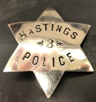 Badge worn by fallen Hastings police officer found after nearly 130 years