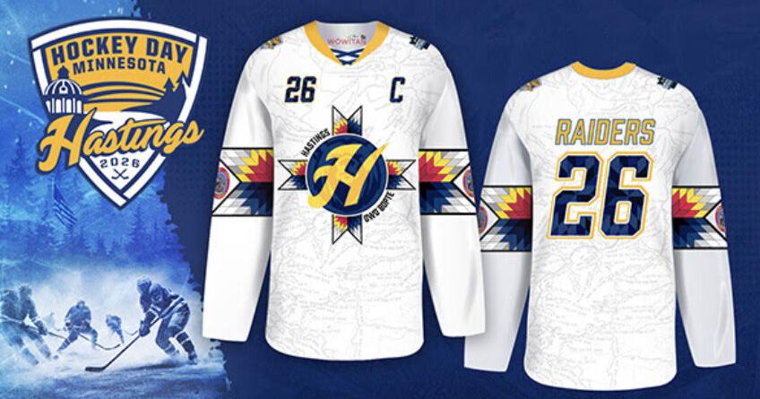Hastings unveils custom Hockey Day Minnesota jerseys