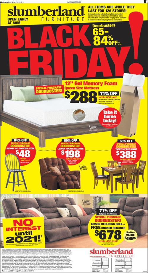 Black Friday At Slumberland Hastingstribune Com