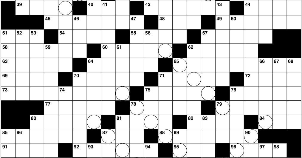 New York Times crossword puzzle | | hastingstribune.com
