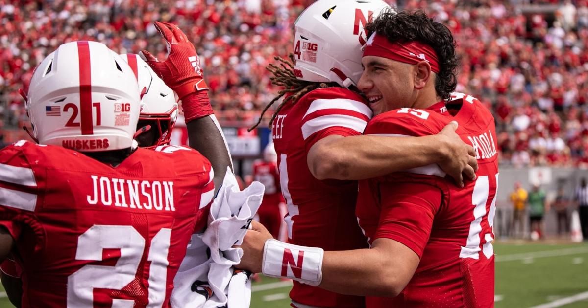 Nebraska QB Dylan Raiola set to take on No. 21 Michigan on big stage ...