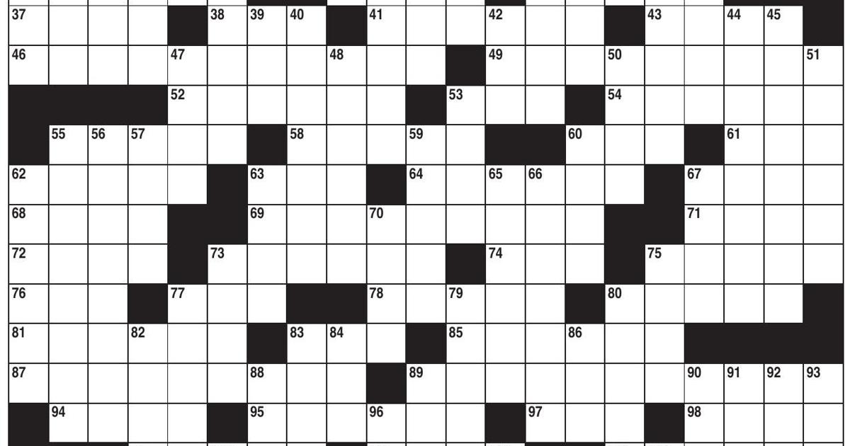 New York Times crossword puzzle | | hastingstribune.com