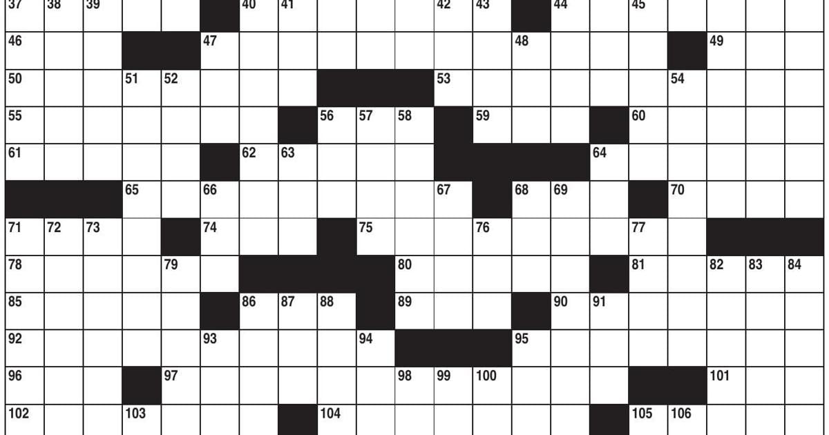 New York Times crossword puzzle | | hastingstribune.com