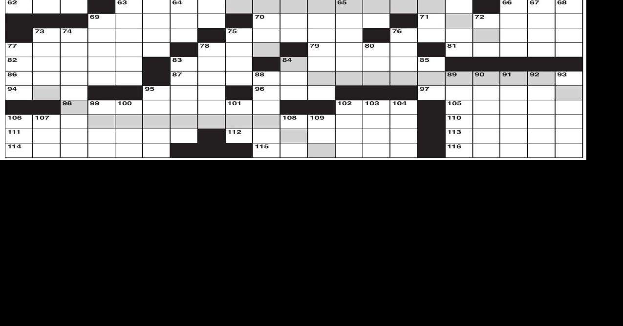 New York Times crossword puzzle | | hastingstribune.com