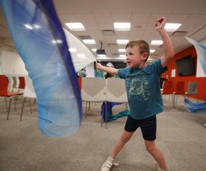 Interactive puppet show teaches about animals, environment