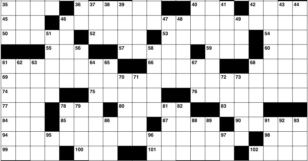 New York Times crossword puzzle | | hastingstribune.com