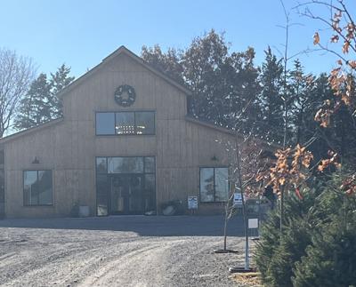 Tree farm barn