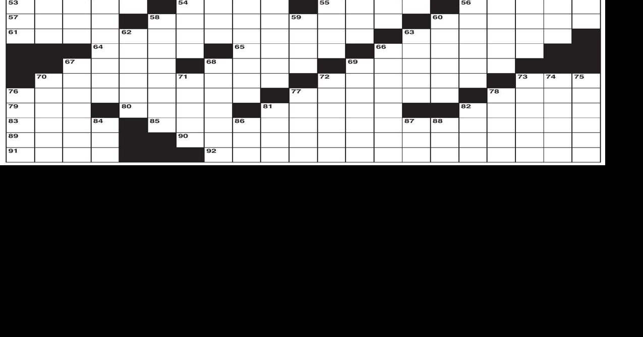 New York Times crossword puzzle | | hastingstribune.com