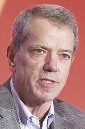 Pillen touts property tax relief in town hall meeting