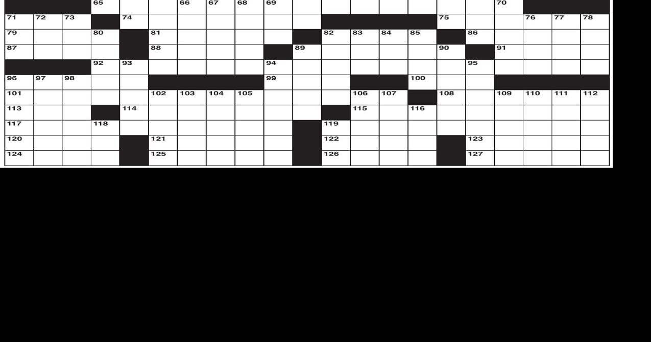 New York Times crossword puzzle | | hastingstribune.com