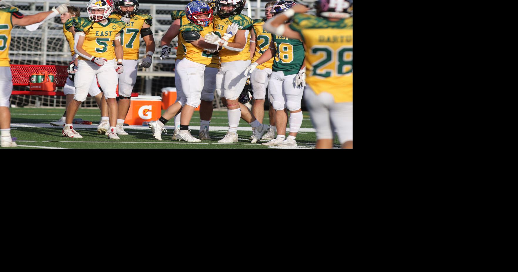 Smash-mouth vs. speed: East and West squads face off in 49th Sertoma Eight-Man All-Star Game