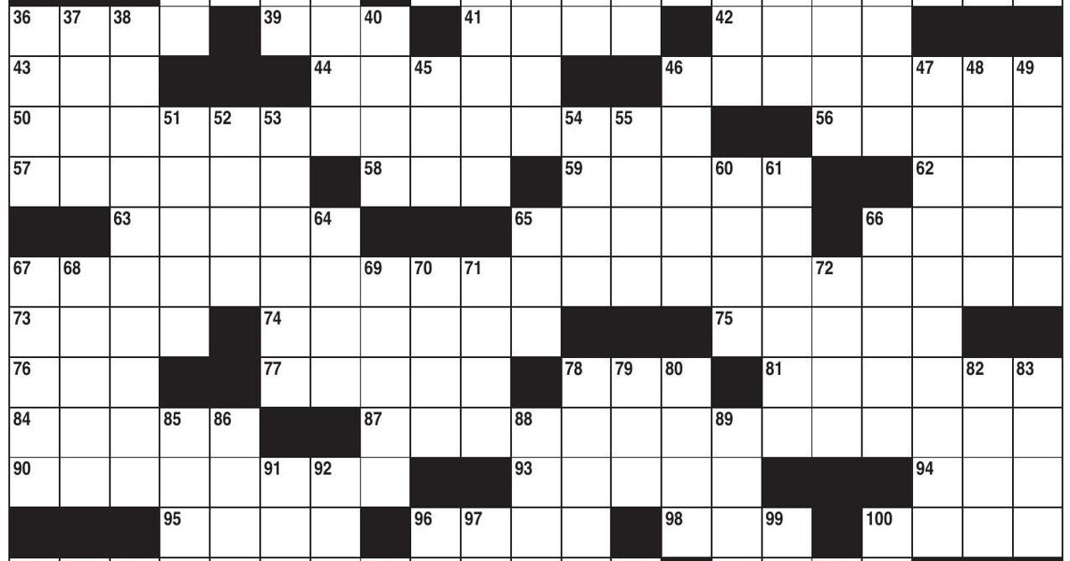 New York TImes crossword puzzle | | hastingstribune.com