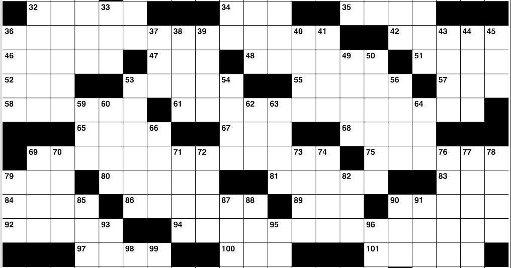 New York Times crossword puzzle | 