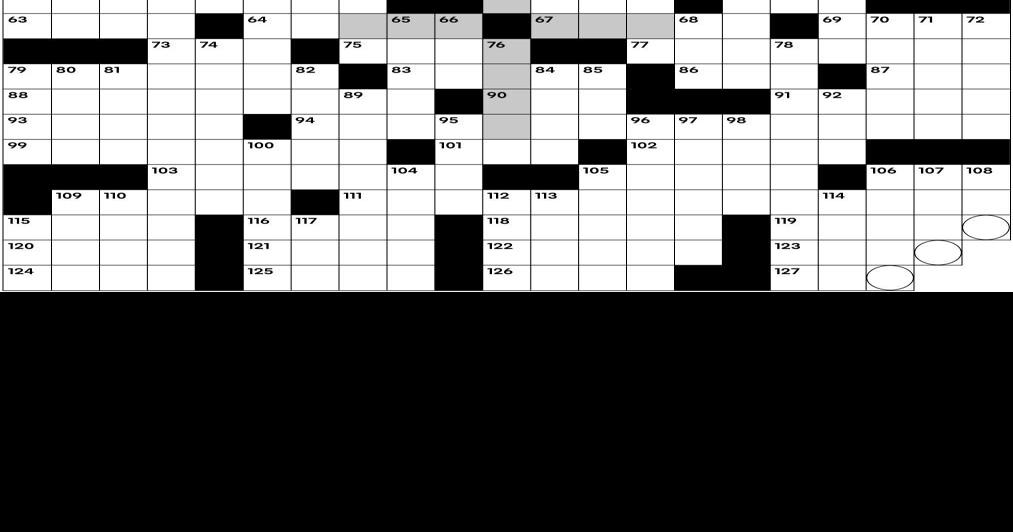 New York Times crossword puzzle | | hastingstribune.com