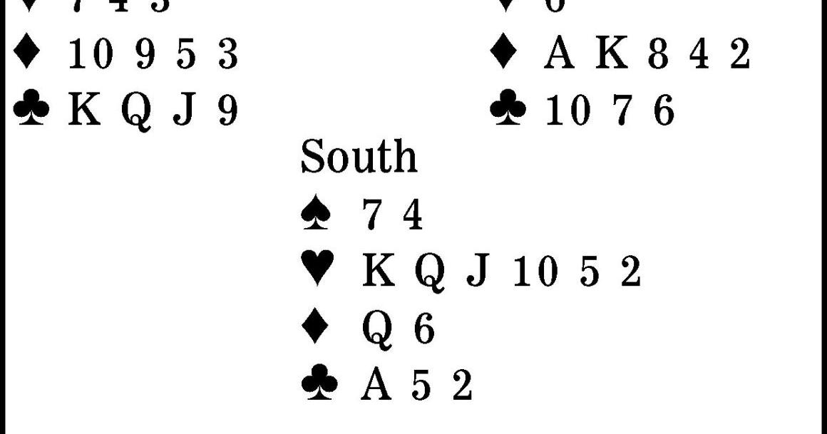 Bridge: Watch trumps and count spades | | hastingstribune.com