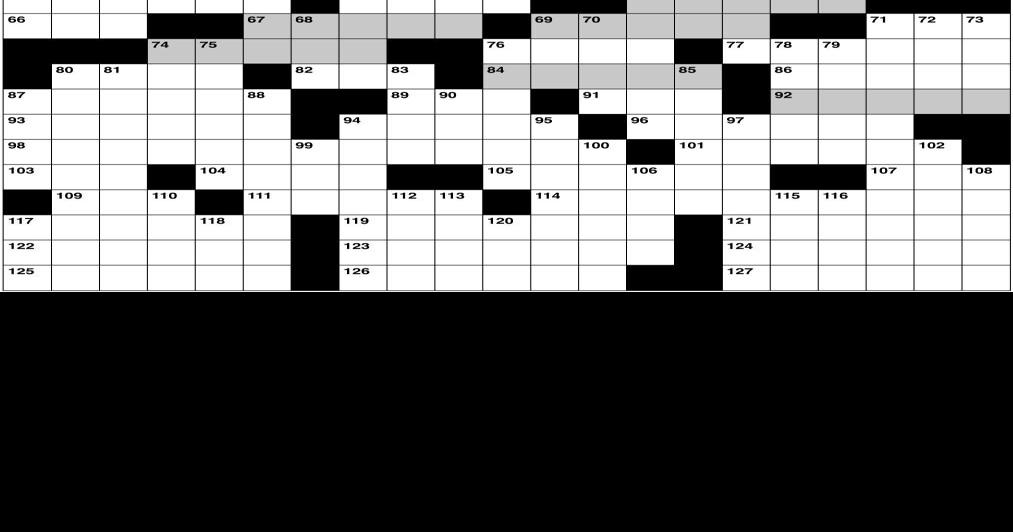 New York Times crossword puzzle | | hastingstribune.com