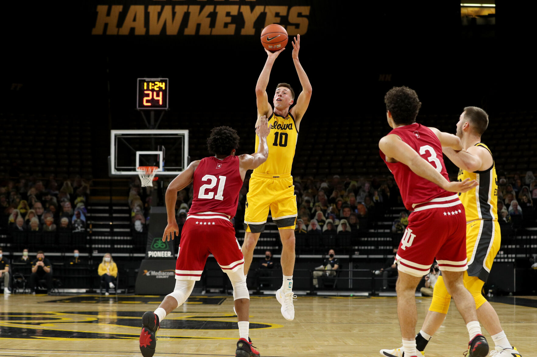 Game Story: Hoosiers Tougher Than No. 4 Iowa | Basketball ...