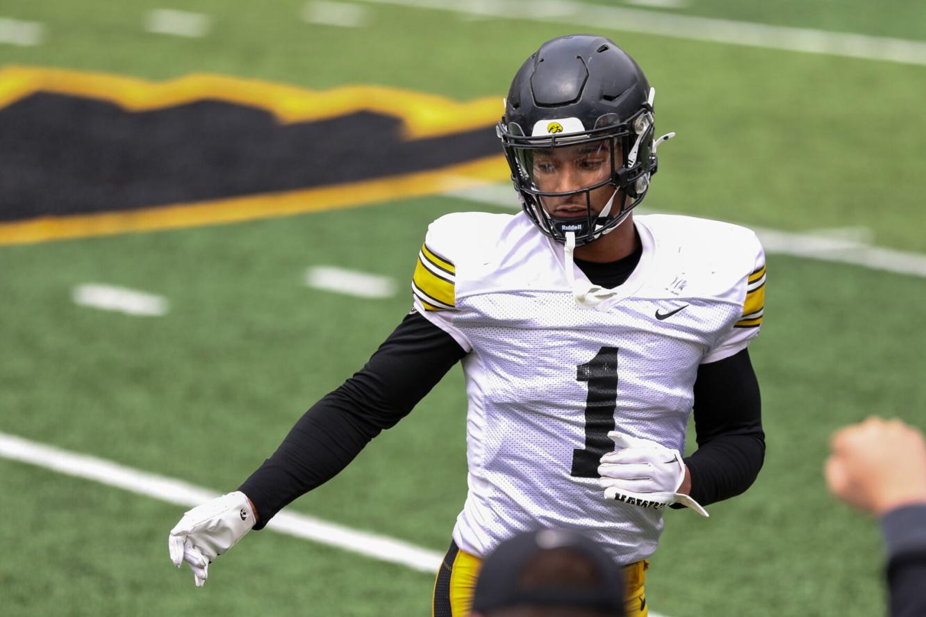 Watch Iowa Spring Game Defensive Highlights Football
