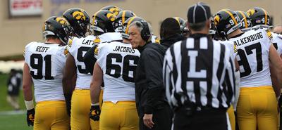 Kirk Ferentz Northwestern Huddle