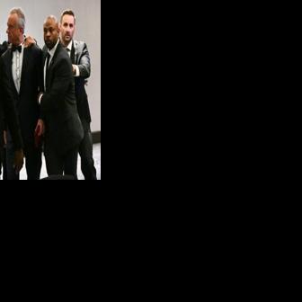 'Get down!' Panic and chaos at glitzy media gala