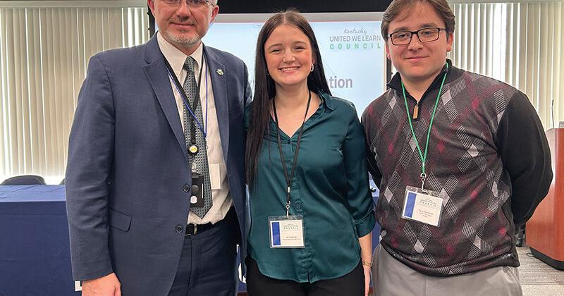 Hazard students present Student Success Survey in Frankfort