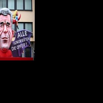 German carnival revellers take swipes at Putin, Trump, Epstein