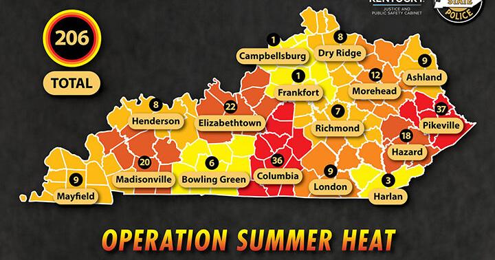 Beshear: Operation Summer Heat results in 206 initial arrests, 18 in ...