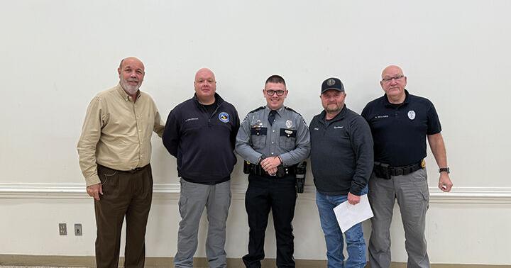 Commission recognizes promotions at HPD | News | hazard-herald.com
