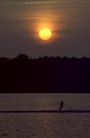 Kerr Lake Sunset 1980s
