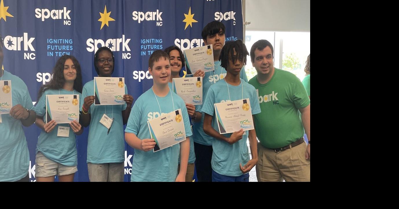 GCPS students have 'hitech' experience at NCSU with Spark NC Archives