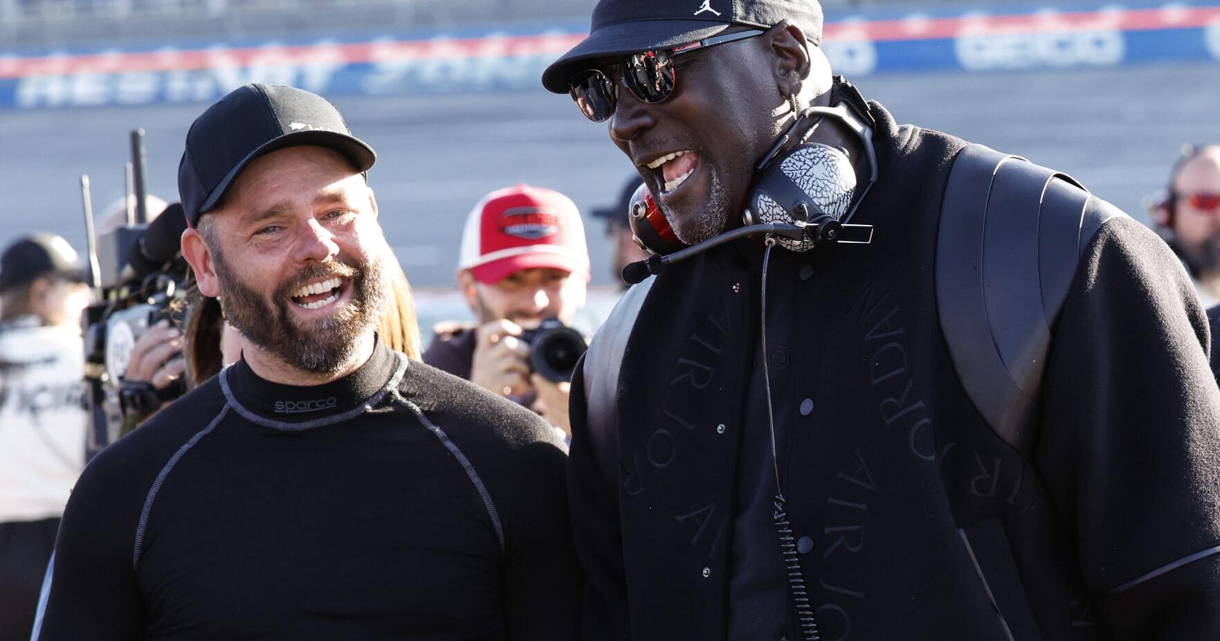 NASCAR revels in an M.J. moment. His Airness gives a big boost to his posthoops passion - Vimarsana News