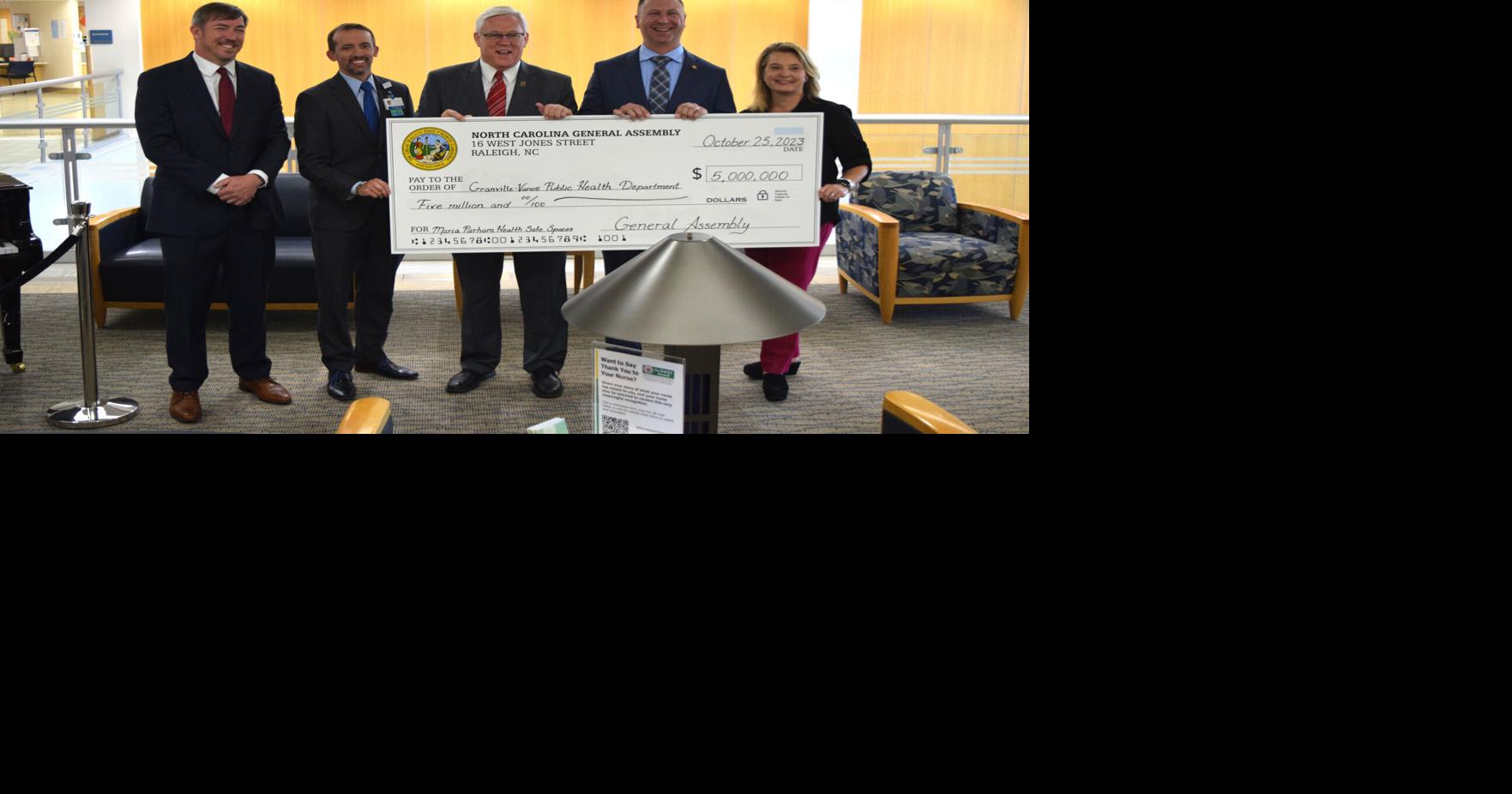 Maria Parham receives 5 million Archives