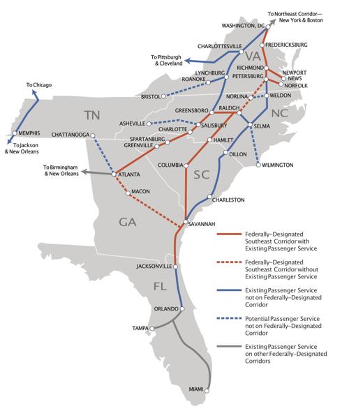 Rail corridor