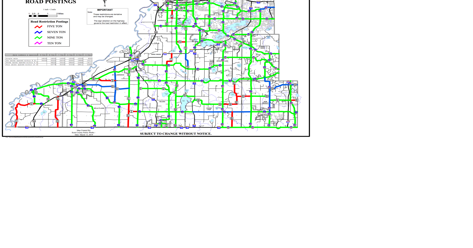 Spring Road Weight Restrictions in Effect | News ...