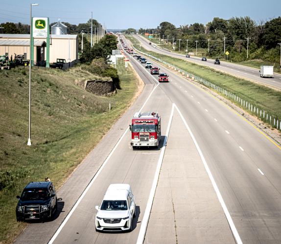 Remembering a local hero Belle Plaine lays to rest local firefighter and resident Mike Gau