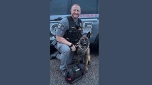 Stockbridge K-9 Officer Moos earns early retirement