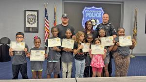 Students learn about public safety at BridgeKidz Safety Camp