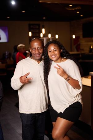 Pizza brings father and daughter together