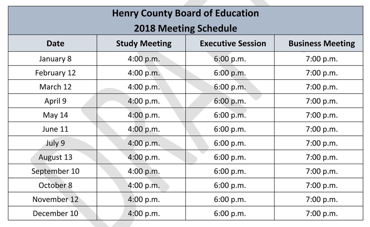 Changes proposed to BOE meeting schedule News