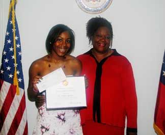 Grads receive congressional scholarships