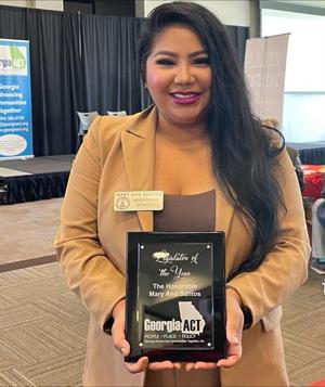 Georgia ACT honors Santos for housing advocacy efforts
