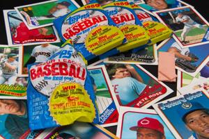 Stacks and stacks of wax packs summon the joy of baseball-card childhoods