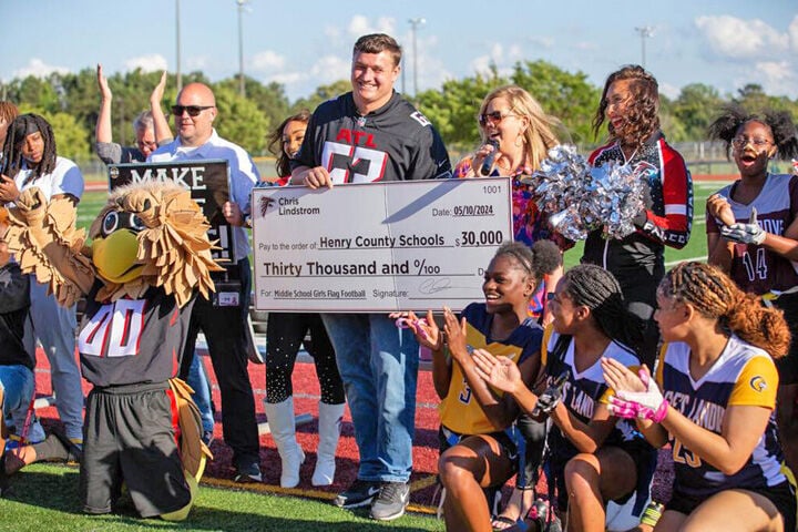 Atlanta Falcons Donate $30,000 For Middle School Girls Flag Football