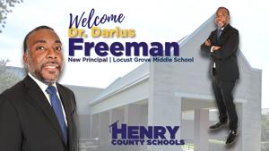 Darius Freeman named Locust Grove Middle principal